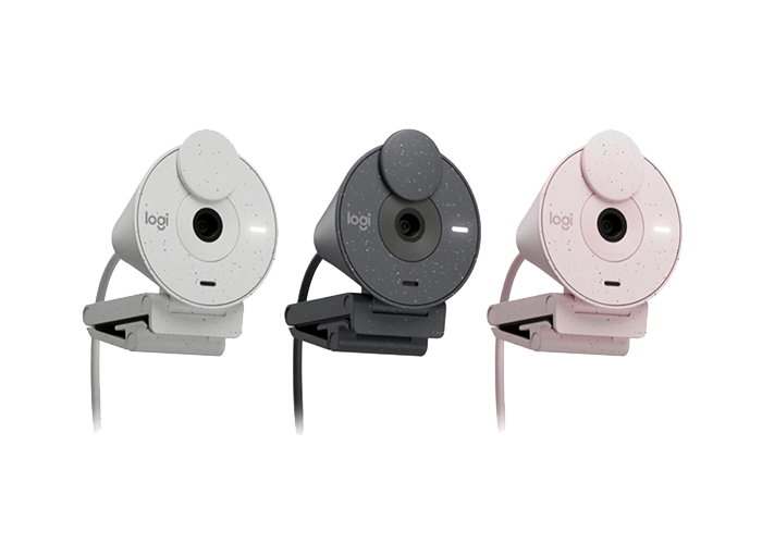 Logitech brio 300 hd | usb | bela | spletna kamera 1 Webcam logitech brio 300 1080p full hd (màu đen) komponentko