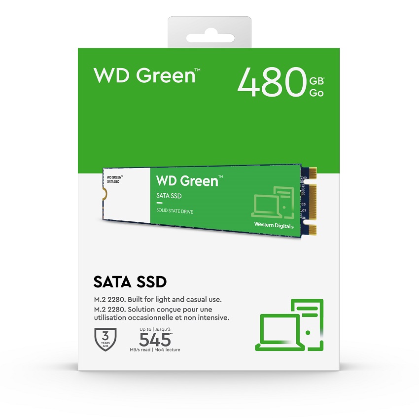 Ổ SSD Western Green 480Gb M2.2280