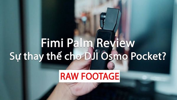 Trên tay máy quay cầm tay 4K Osmo tích hợp gimbal của DJI