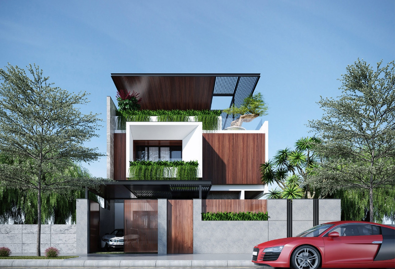 Mãn nhãn 50+ thiết kế biệt thự 10x20m tiện nghi