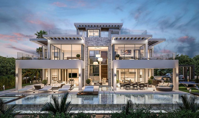 20+ Thiết kế biệt thự hiện đại có bể bơi tiện nghi, đẹp mắt