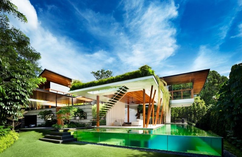 Top 3 mẫu thiết kế biệt thự sân vườn 500m2