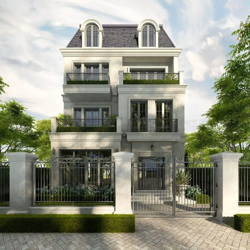 99+ Mẫu thiết kế biệt thự Vinhomes Riverside đẳng cấp