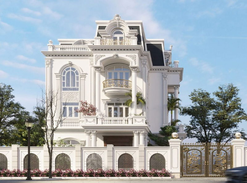 20+ Thiết kế tường rào biệt thự đẹp mắt, sang trọng