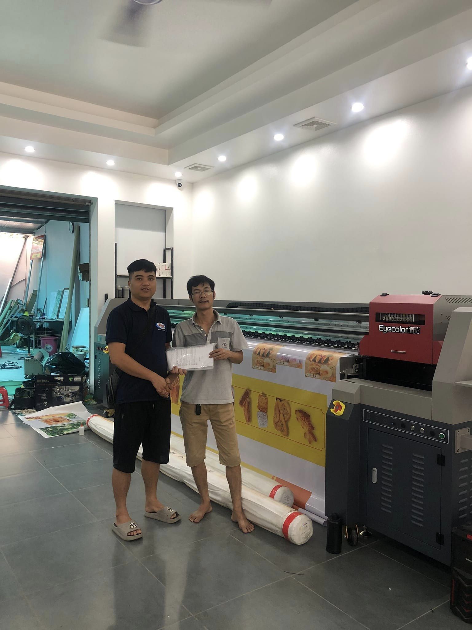 Hải Dương QC Dũng Ninh Phát - Máy in UV cuộn 3m2