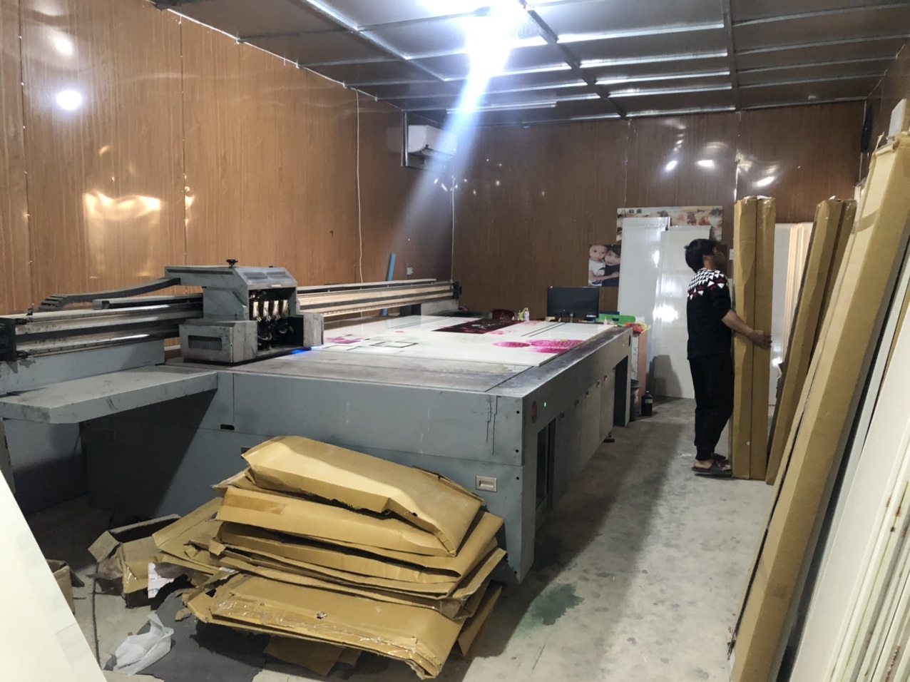 Nhựa Minh Long - Máy in UV phẳng 2513