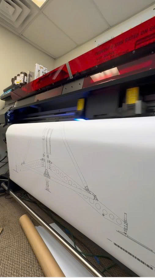 Ứng Dụng In Bản Vẽ CAD Lên Decal Dán Tường: Giải Pháp Văn Phòng Sáng Tạo Cùng Asean JSC