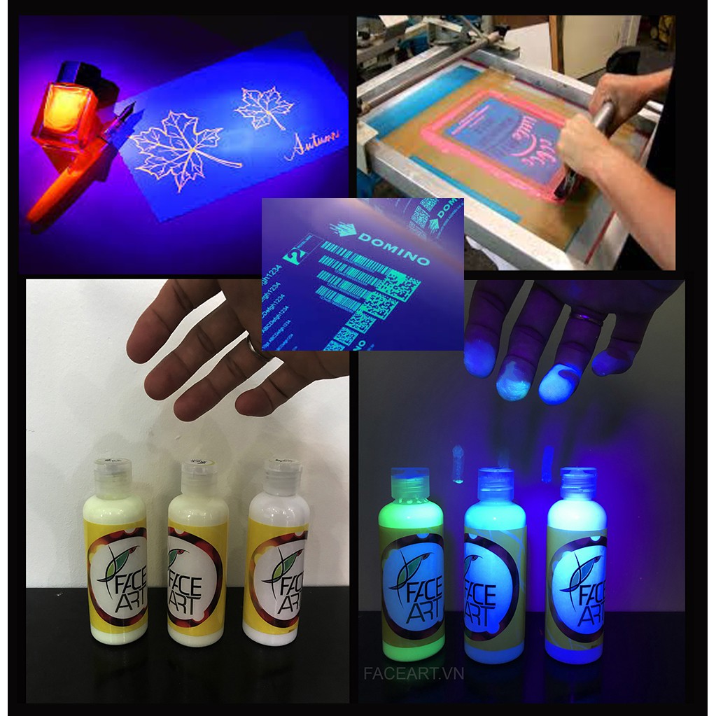 Mực in UV có khả năng phát quang