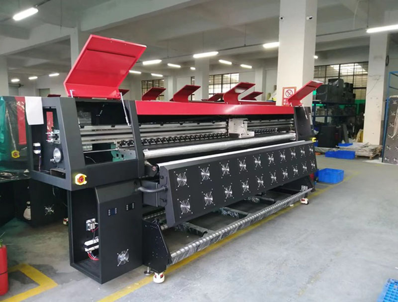 Máy in chuyển nhiệt khổ 2m6 có kích thước lớn