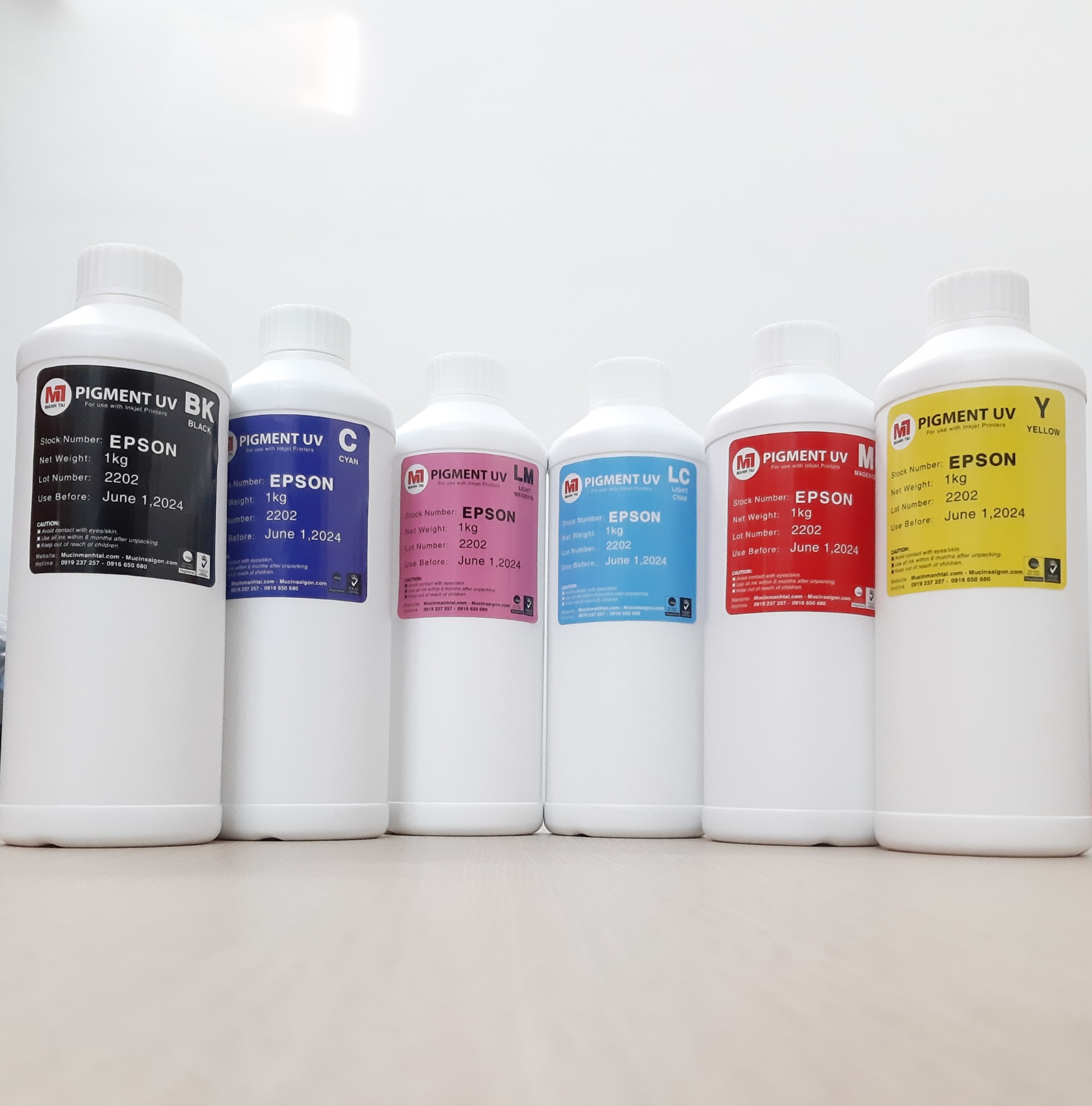 Mực pigment UV Epson có đặc điểm gì nổi bật