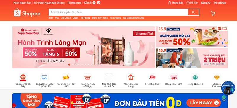 Các trang web thương mại điện tử cũng là địa chỉ mua máy in chuyển nhiệt chính hãng