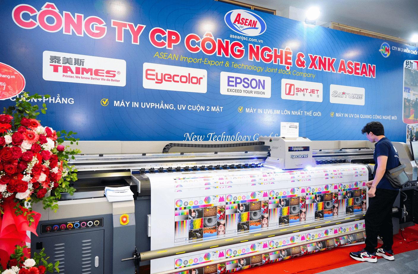 Dòng máy in UV dạng cuộn đang được thị trường Việt Nam Nhập khẩu và phân phối bởi Công ty CP CN & XNK ASEAN