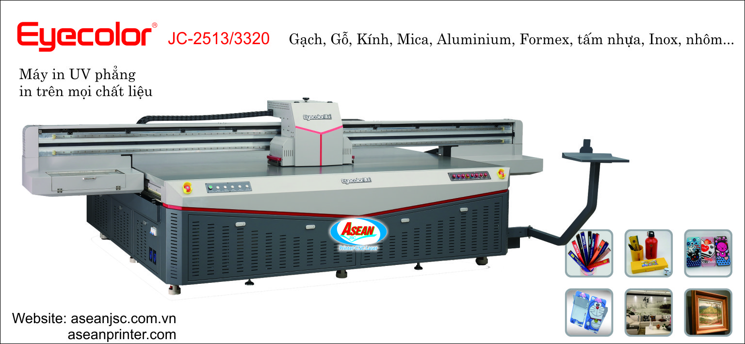 Máy in UV trên mọi chất liệu