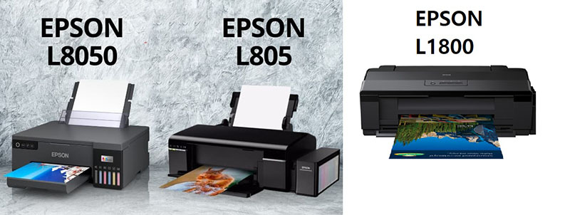 Máy in ảnh Epson L8050 - Epson L1800 - Epson L805 đều cho chất lượng in sắc nét