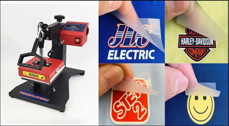 Ứng dụng của máy ép nhiệt logo rất đa dạng