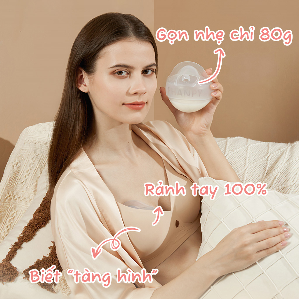 cốc hứng sữa rảnh tay Phanpy