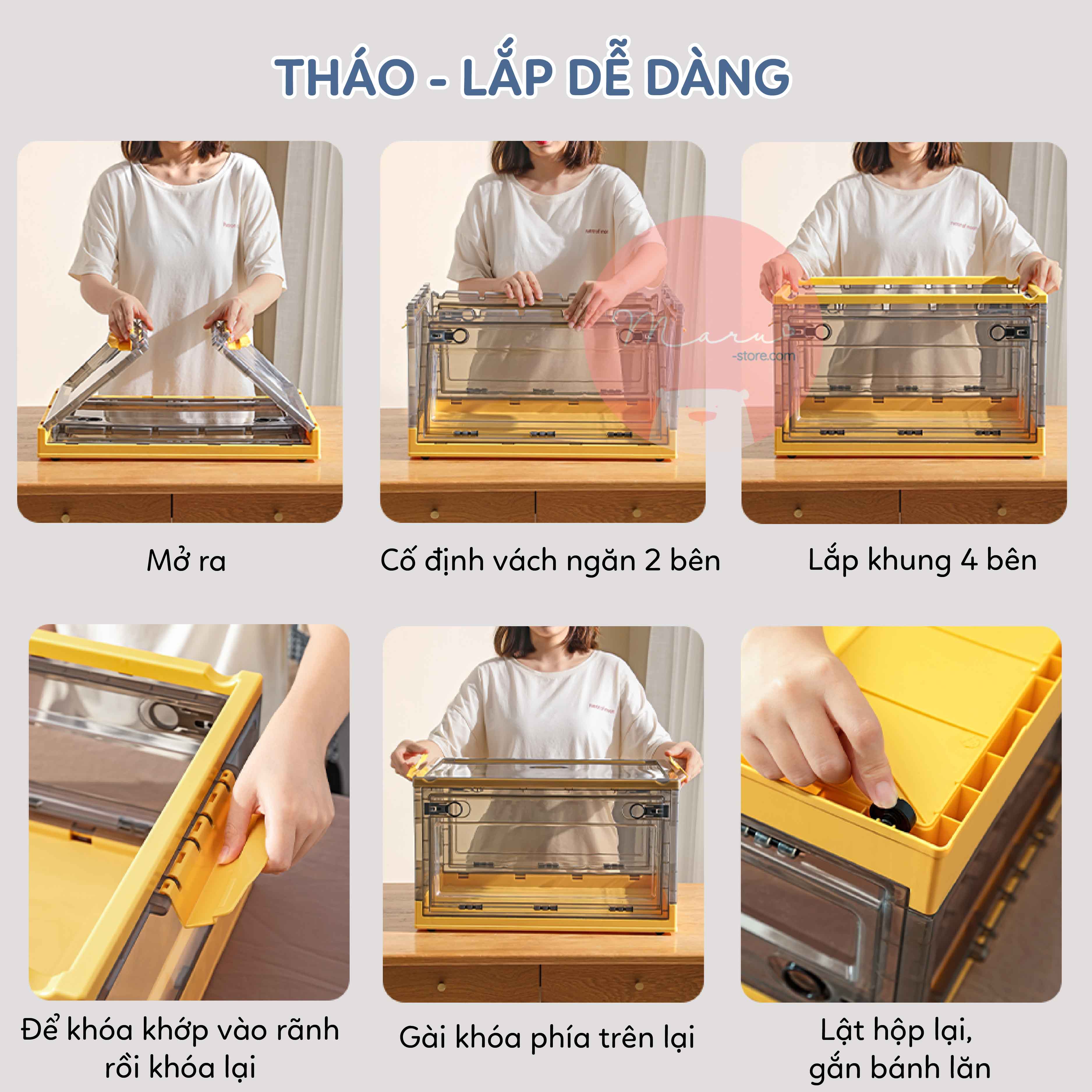 hộp đựng sách vở cho bé xếp gọn XINGU