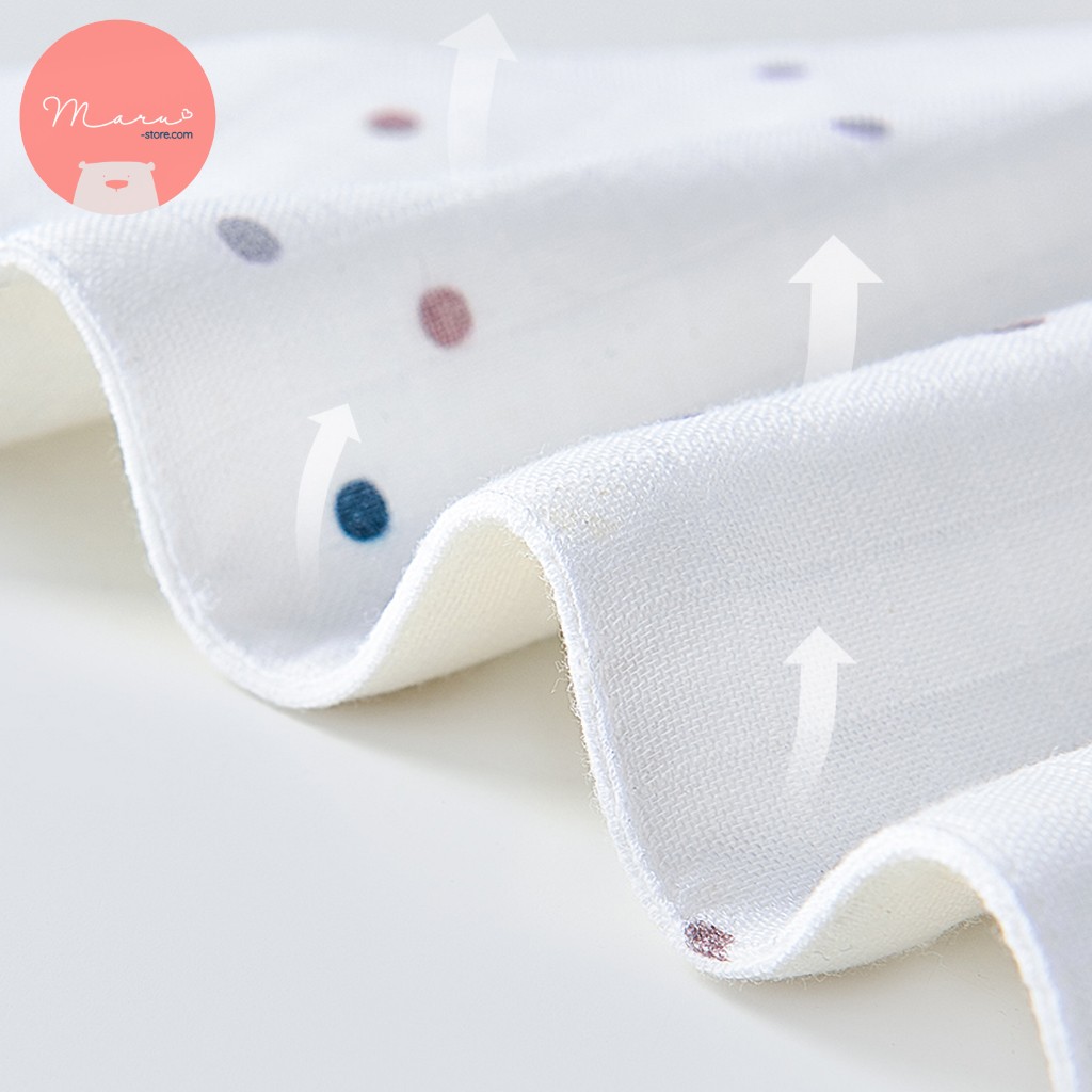 yếm vải cotton 6 lớp KUB