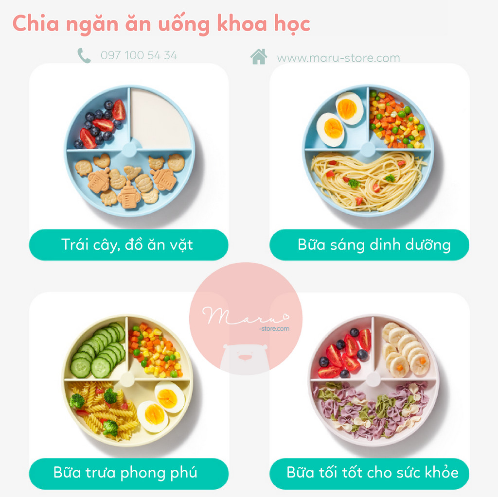 khay chống đổ chia ngăn bằng silicon KUB