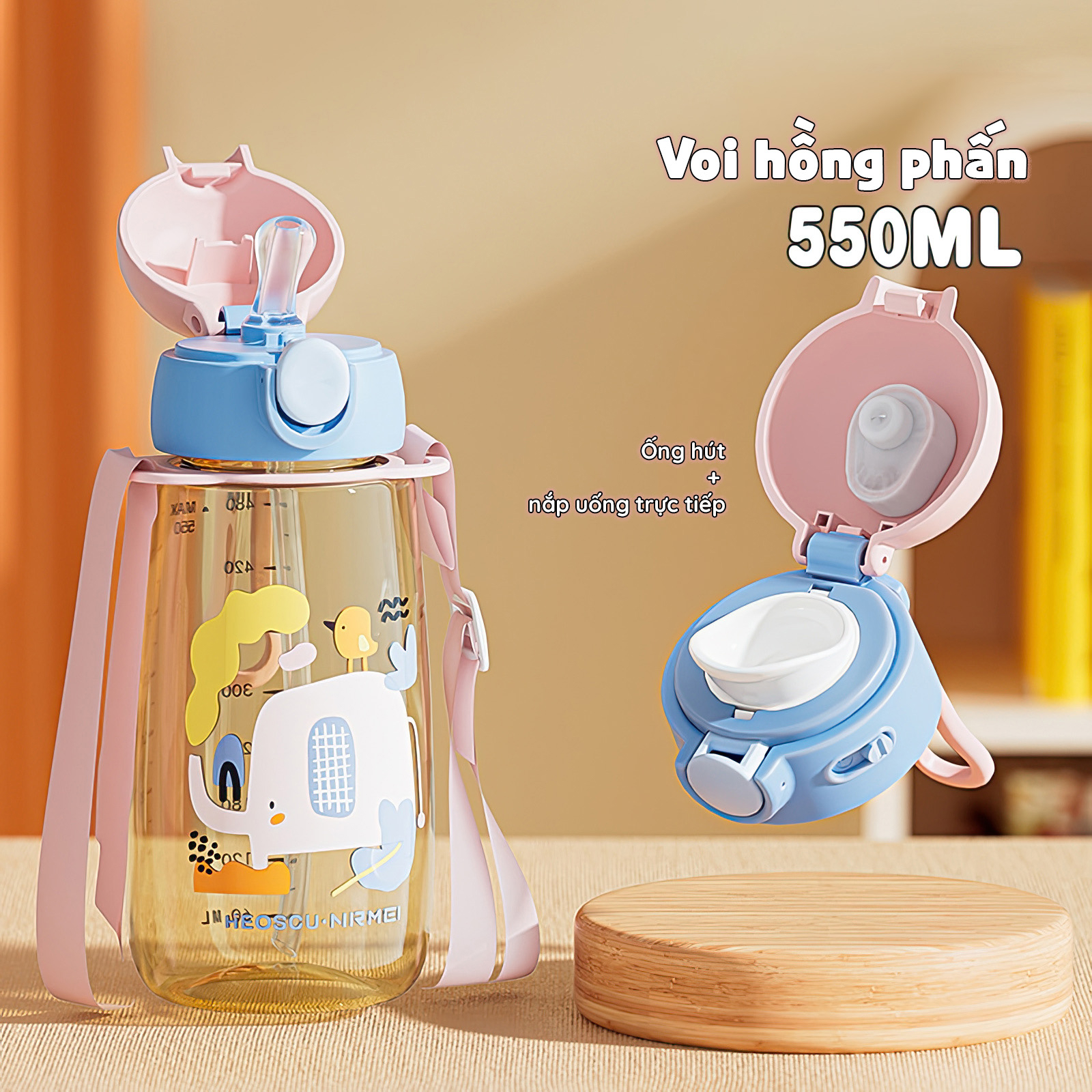 Bình nước PPSU 480ml | NRMEI