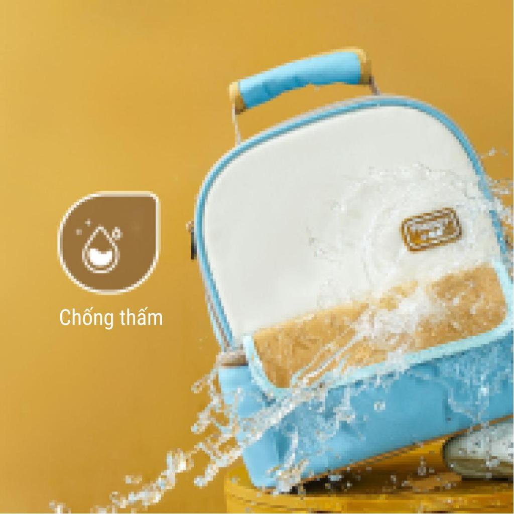 PHANPY | Túi Xách Giữ Nhiệt Cho Mẹ Bỉm Sữa, Nhỏ Gọn Dễ Mang Theo [Tặng 2 Khay Gel Giữ Lạnh & Túi PVC]