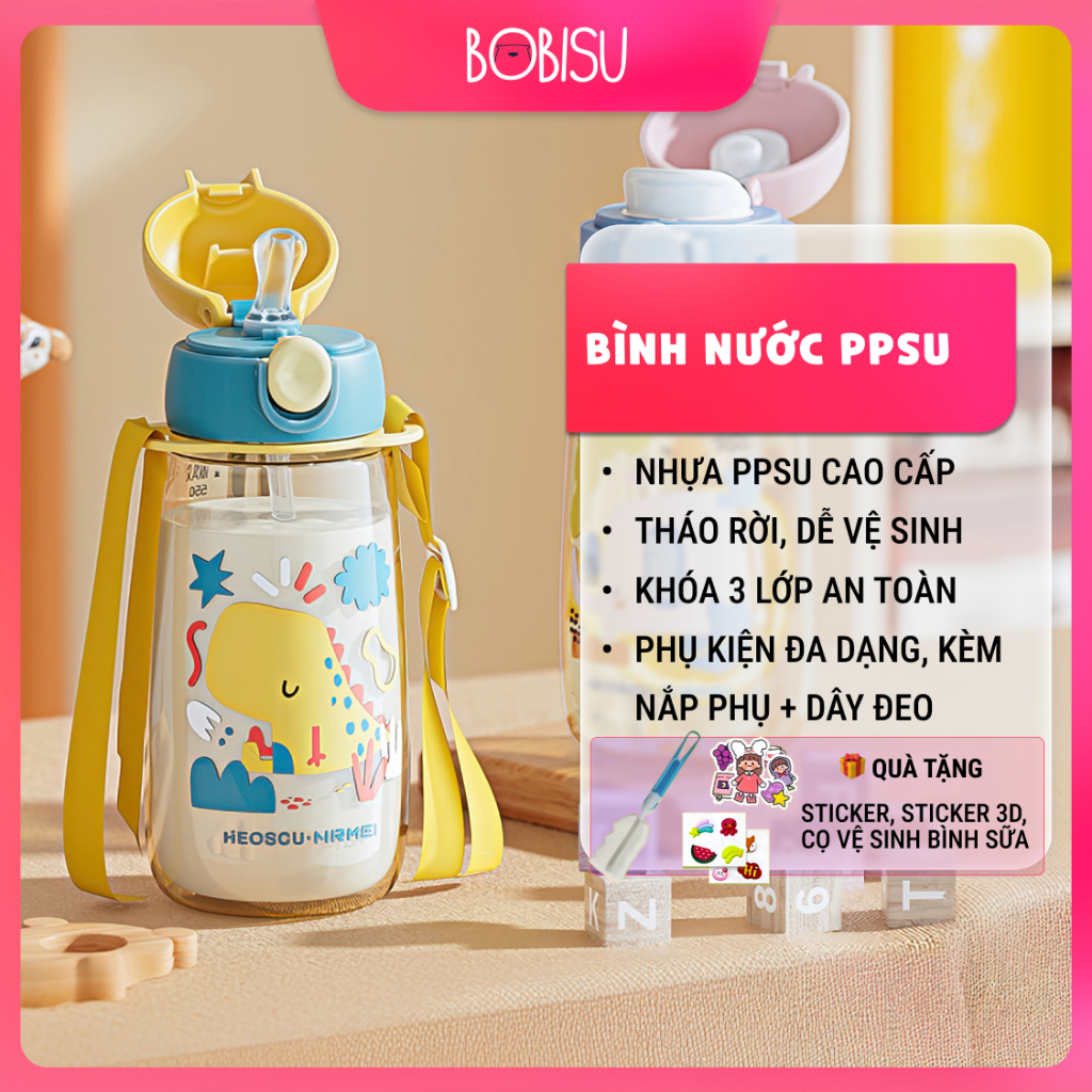 Bình nước PPSU 480ml | NRMEI