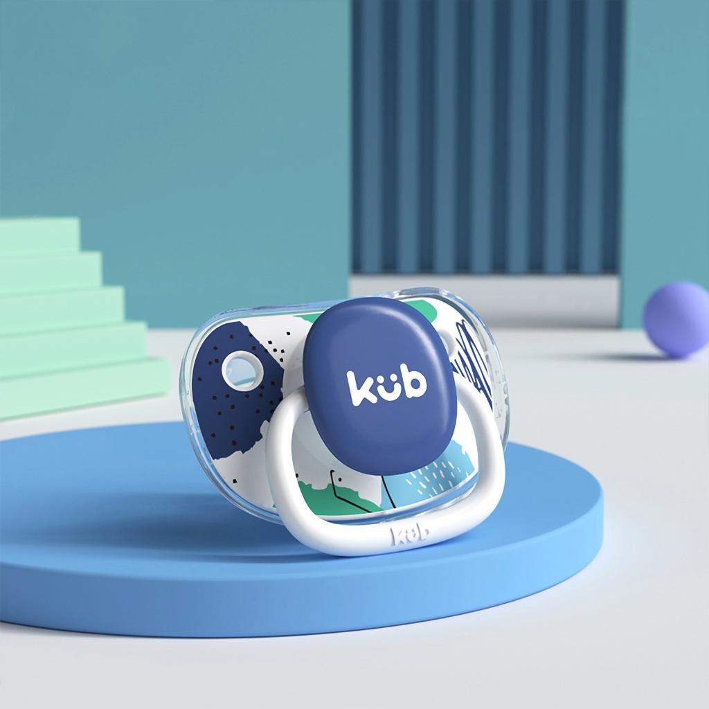 KUB | Ty Giả Cho Bé Dạng Dẹt Chỉnh Nha (Có Nắp) Làm Từ Nhựa Tritan Mềm Mại [MUA 1 TẶNG 1]
