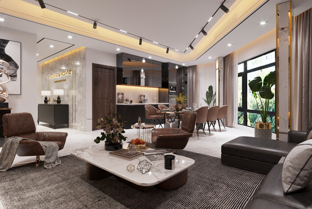mẫu thiết kế nội thất showroom 7