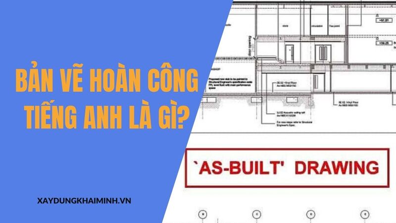 bản vẽ hoàn công tiếng anh là gì