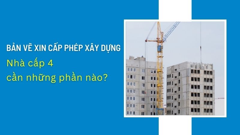 Bản vẽ xin phép xây dựng nhà phố