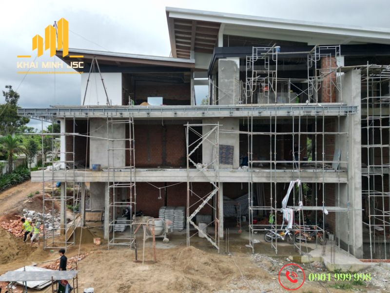Xây nhà phần thô tại đơn vị uy tín đảm bảo tiến độ thi công  