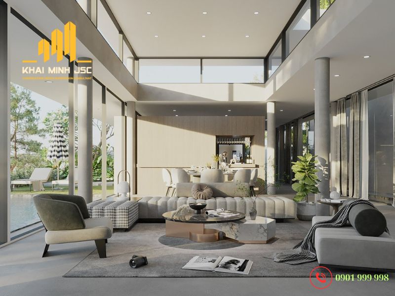  Đặc trưng của biệt thự không vách ngăn