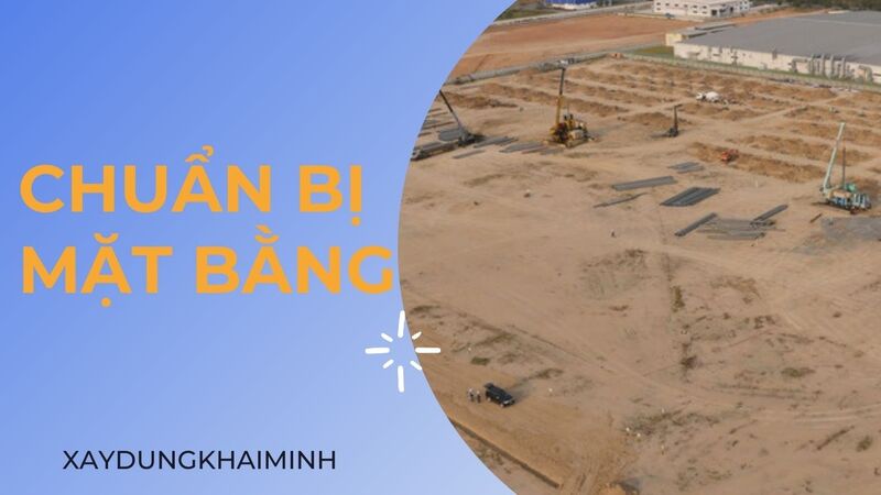 các bước chính để xây dựng nhà ở là