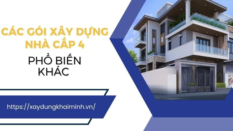 đơn giá xây nhà cấp 4 mái tôn 2022