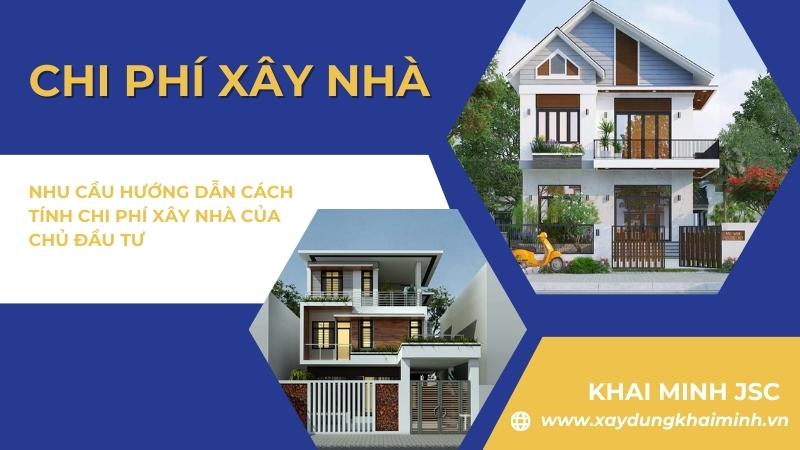 chi phí xây nhà 2 tầng