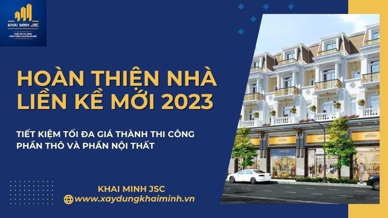 chi phí hoàn thiện nhà