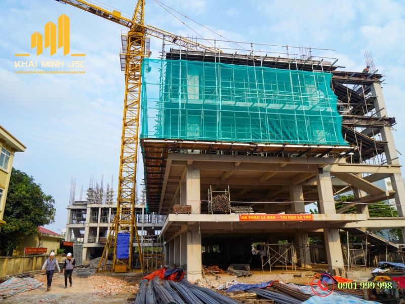  Gia cố kết cấu khung và cột chịu lực