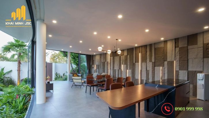  Thiết kế hoàn thiện nội thất đáp ứng nhu cầu gia chủ