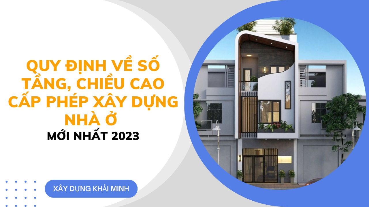 quy định chiều cao tầng nhà