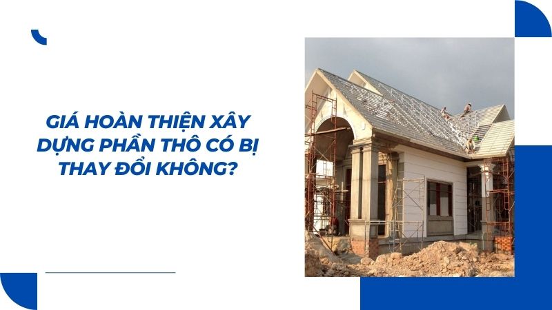 Giá hoàn thiện 1m2 nhà