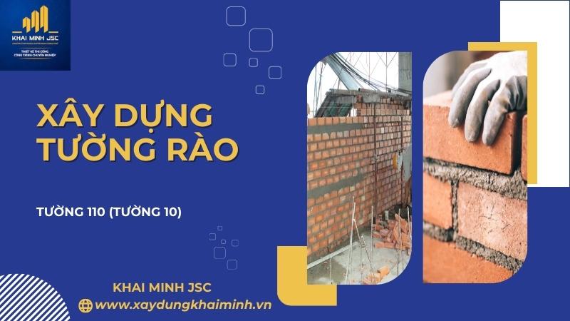 giá nhân công xây tường rào