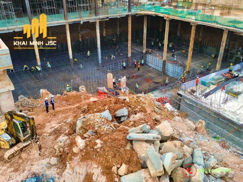  Phương án móng cần tính đến khả năng chống thấm, thoát nước và kiểm soát lún hiệu quả