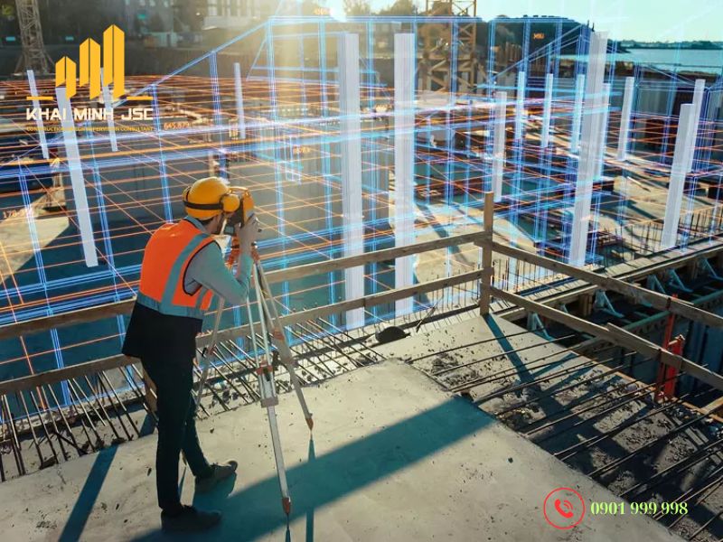   Thực hiện giám sát tiến độ thi công tòa nhà bằng công nghệ AR