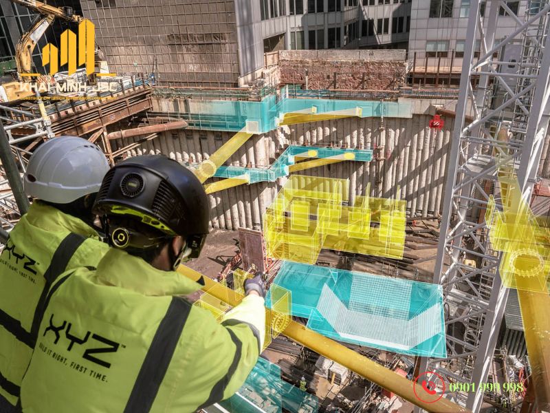   Theo dõi tiến độ công trình qua công nghệ AR