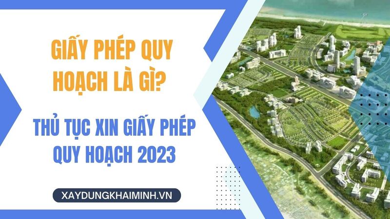 giấy phép quy hoạch là gì