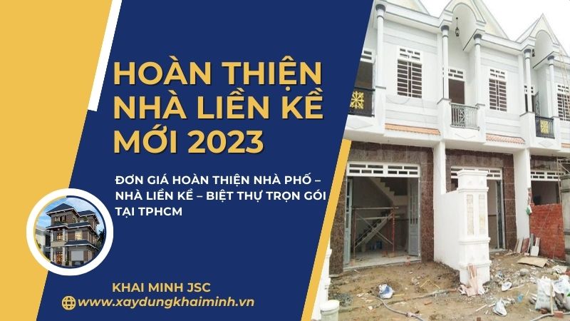 hoàn thiện nhà liền kề