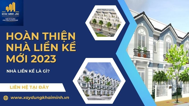 hoàn thiện nhà liền kề là gì