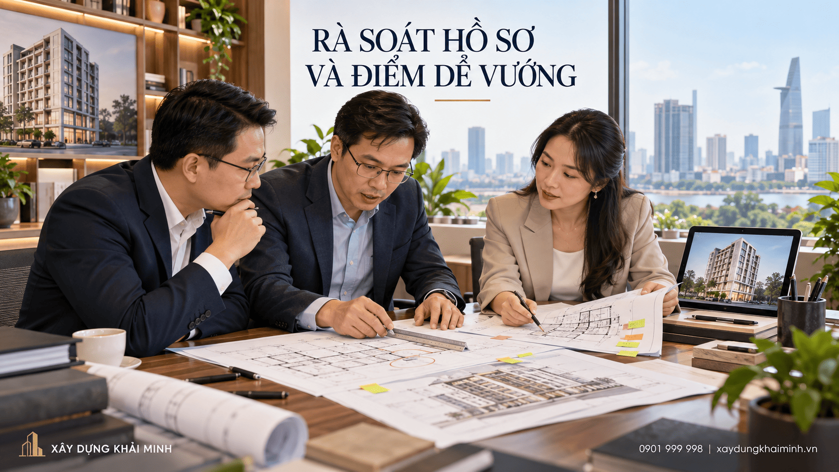 Minh họa đối chiếu hồ sơ và rà soát nội dung cần sửa.