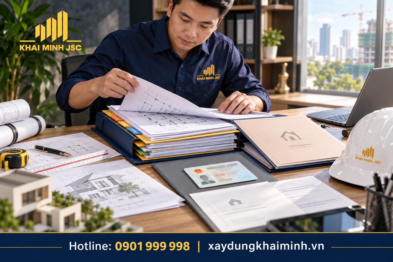 Sắp xếp tài liệu và xác định phạm vi dịch vụ trước khi nộp.