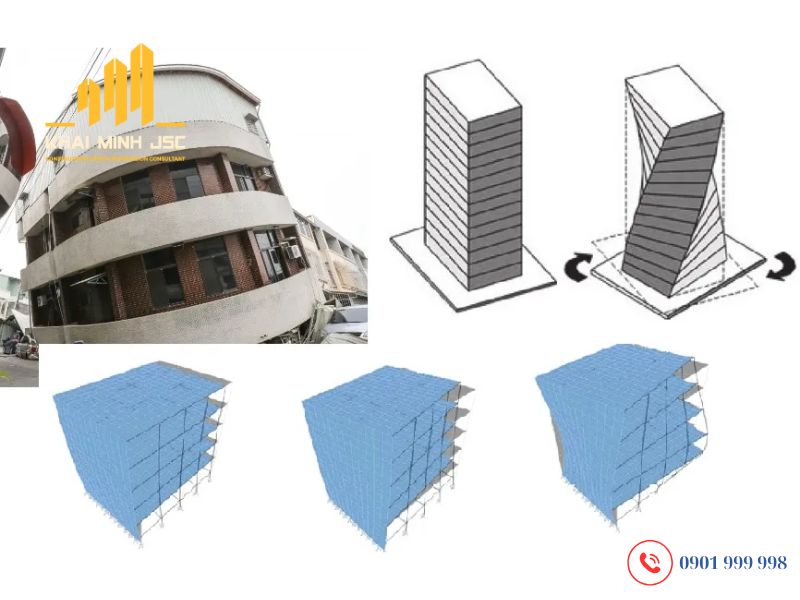  Kết cấu chống xoắn trong thiết kế công trình văn phòng